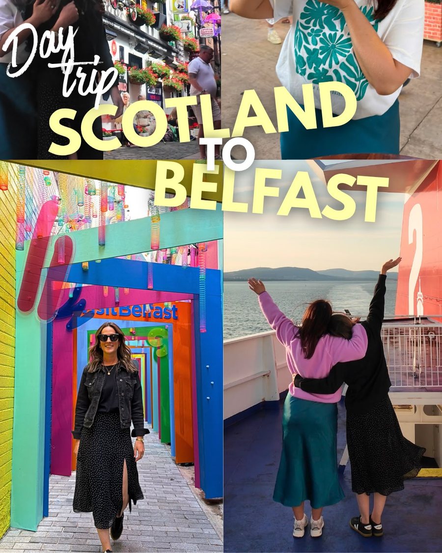 Stena Line creator content, a day trip from Scotland to Belfast